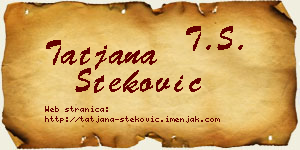 Tatjana Steković vizit kartica